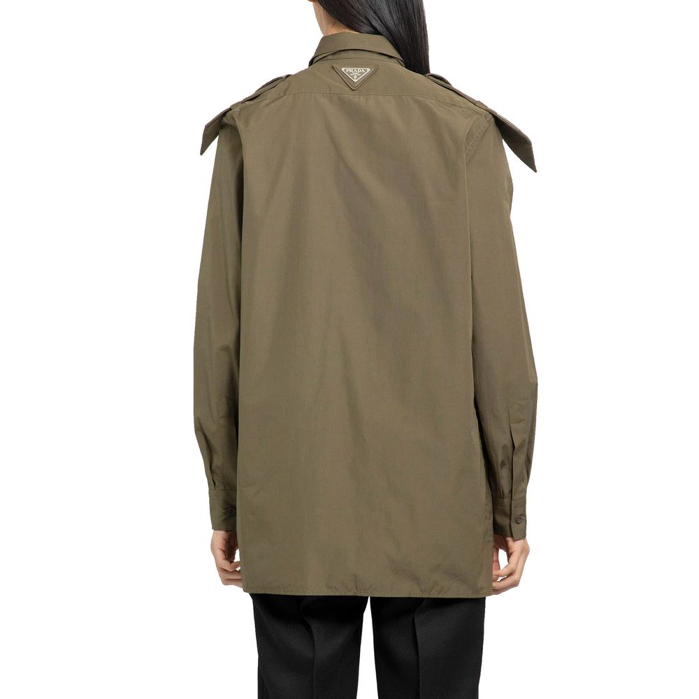 Bicolor Cotton Shirt