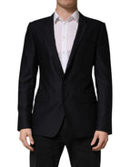 Blue MARTINI Single Breasted Jacket Blazer