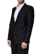Blue MARTINI Single Breasted Jacket Blazer