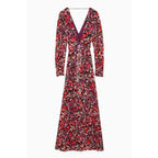 Red Viscose Casual Dress