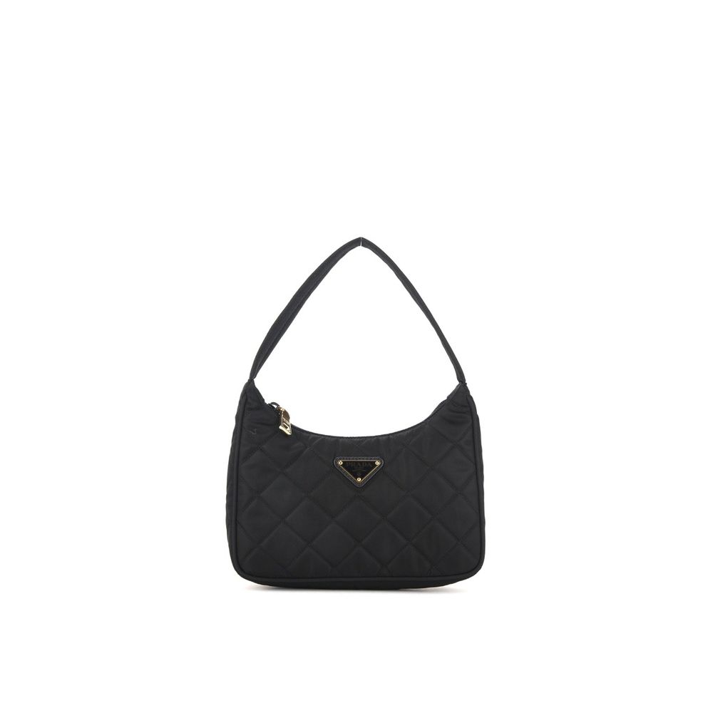 Black Nylon Shoulder Bag