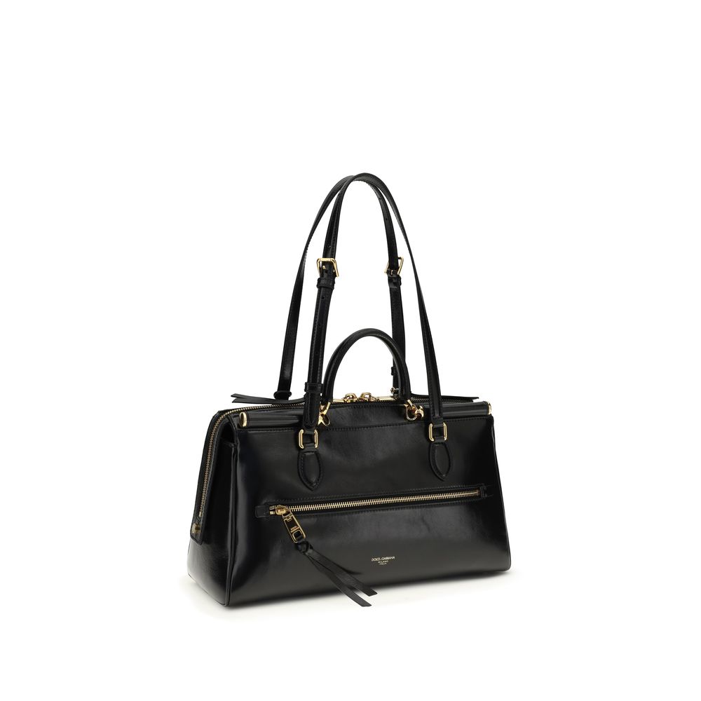 Black Calf Leather Bos Taurus Shoulder Bag