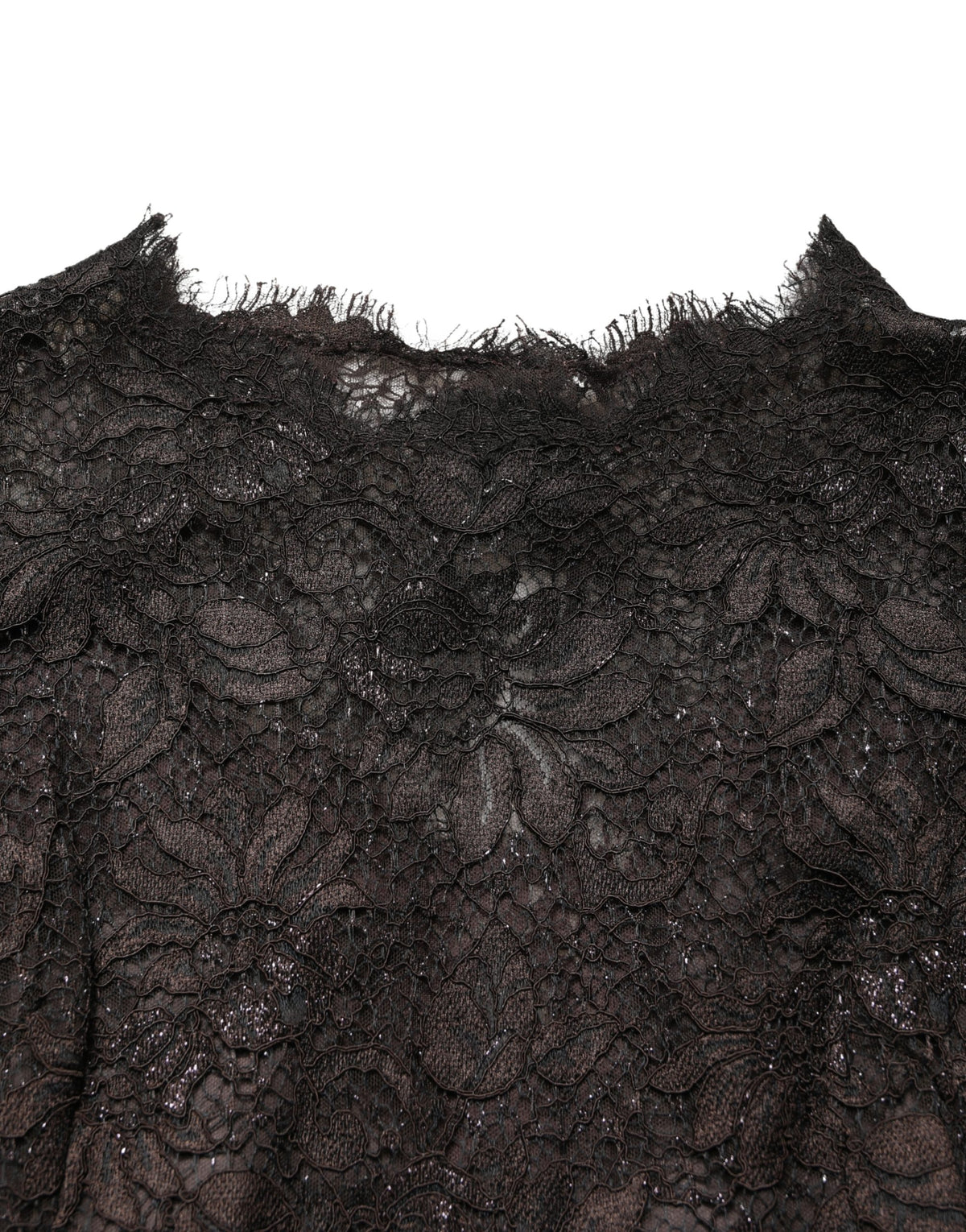 Black Floral Lace Sheath Long Maxi Dress