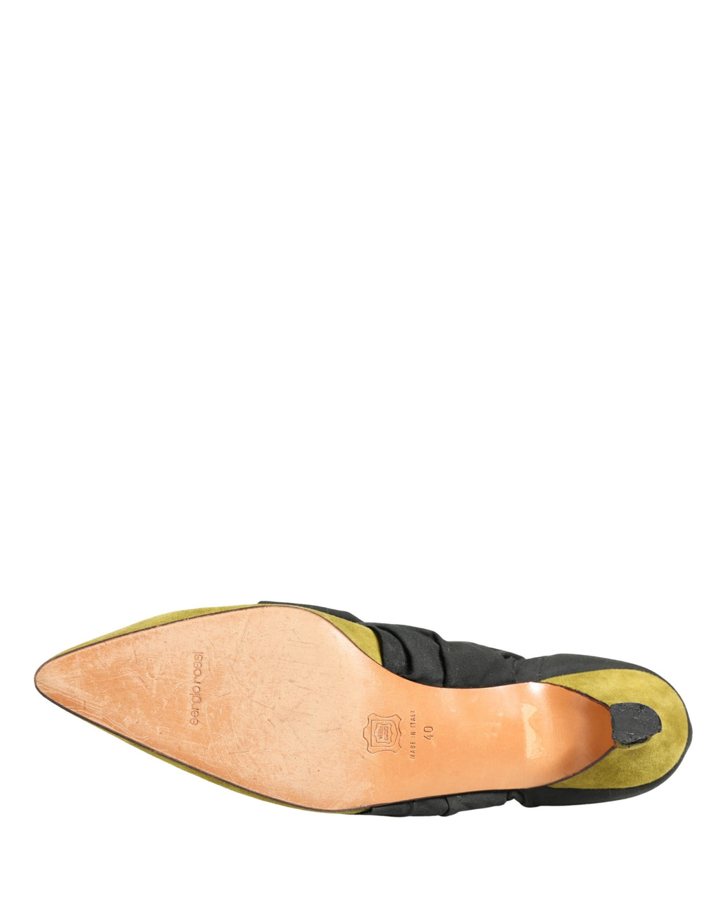 Black Yellow Suede Boots Shoes