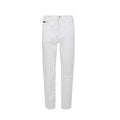 White Cotton Relaxed Fit Jeans