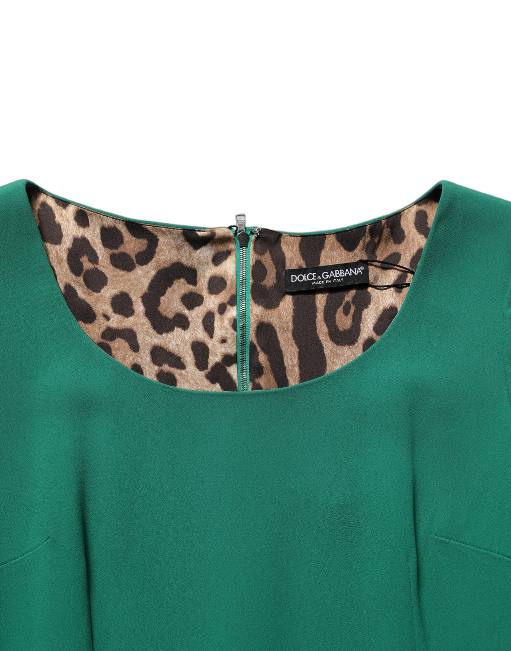 Green Short Sleeve Pencil Sheath Midi Dress