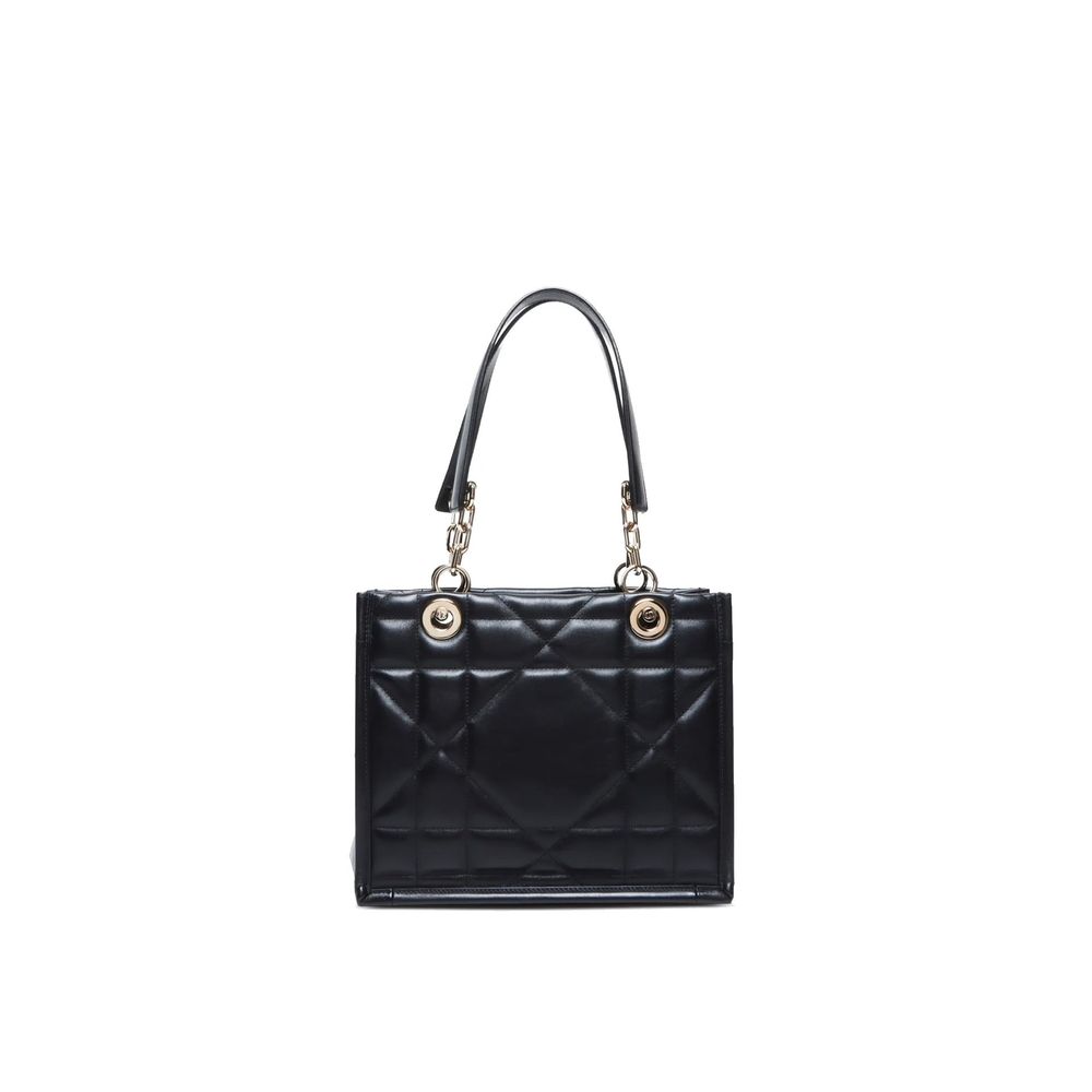 Black Leather Shoulder Bag