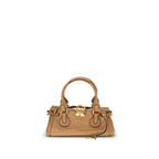 Brown Buffalo Leather Shoulder Bag