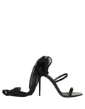 Black Stiletto Sandals Socks High Boots Shoes