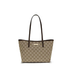 Beige Fabric Handbag