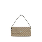 Brown Fabric Handbag