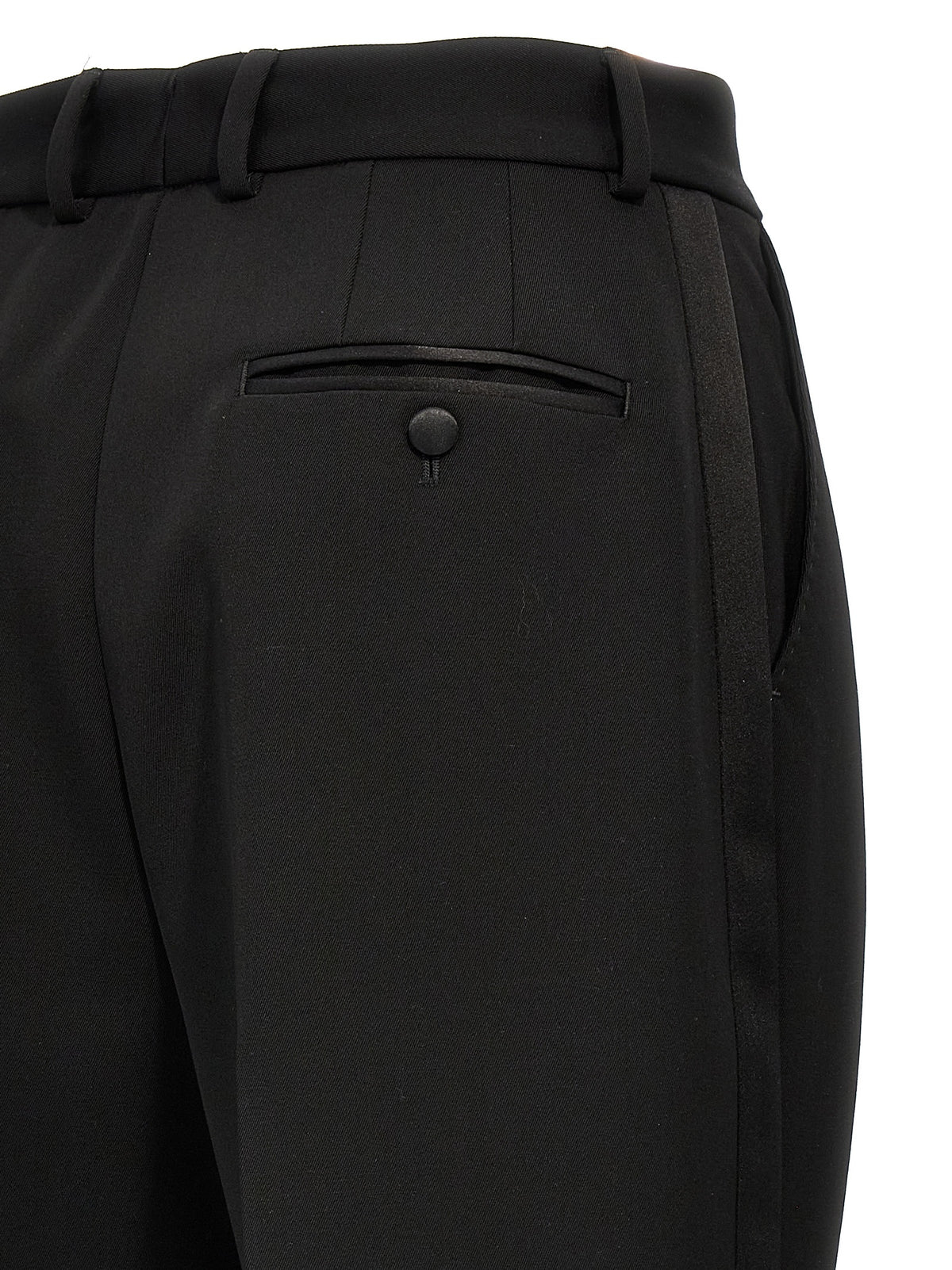 Black Virgin Wool Tuxedo