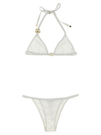 White Polyamide Bikini