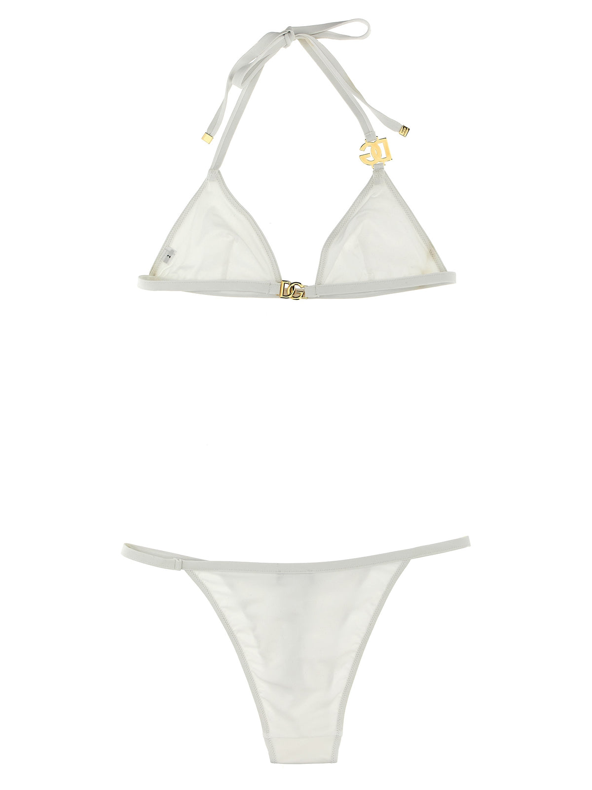 White Polyamide Bikini