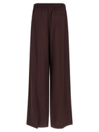 Bordeaux Viscose Casual Pants