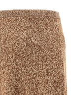Multicolor Virgin Wool Long Skirt