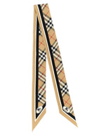 Beige Satin Foulard