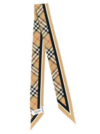 Beige Satin Foulard