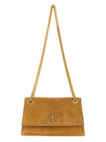 Brown Calfskin Shoulder Bag