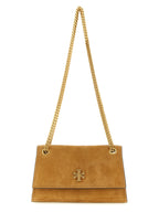 Brown Calfskin Shoulder Bag