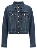 Blue Cotton Denim Jacket