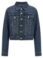 Blue Cotton Denim Jacket