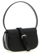 Black Cowhide Shoulder Bag
