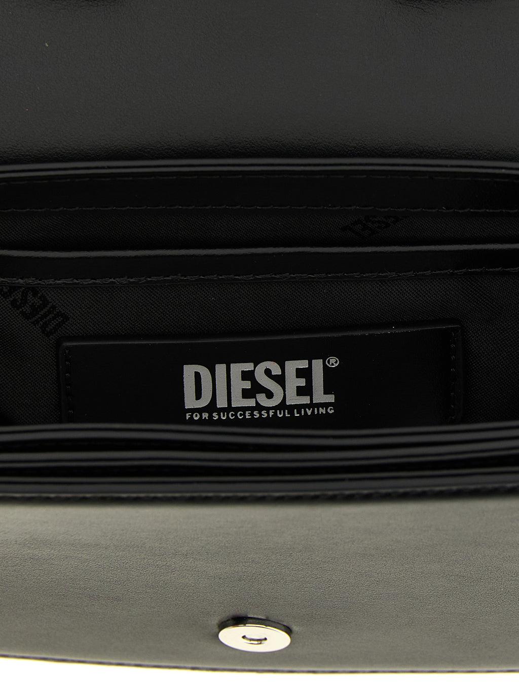 Black Cowhide Shoulder Bag