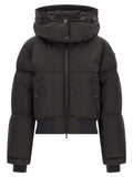 Black Polyamide Full-Length Jacket