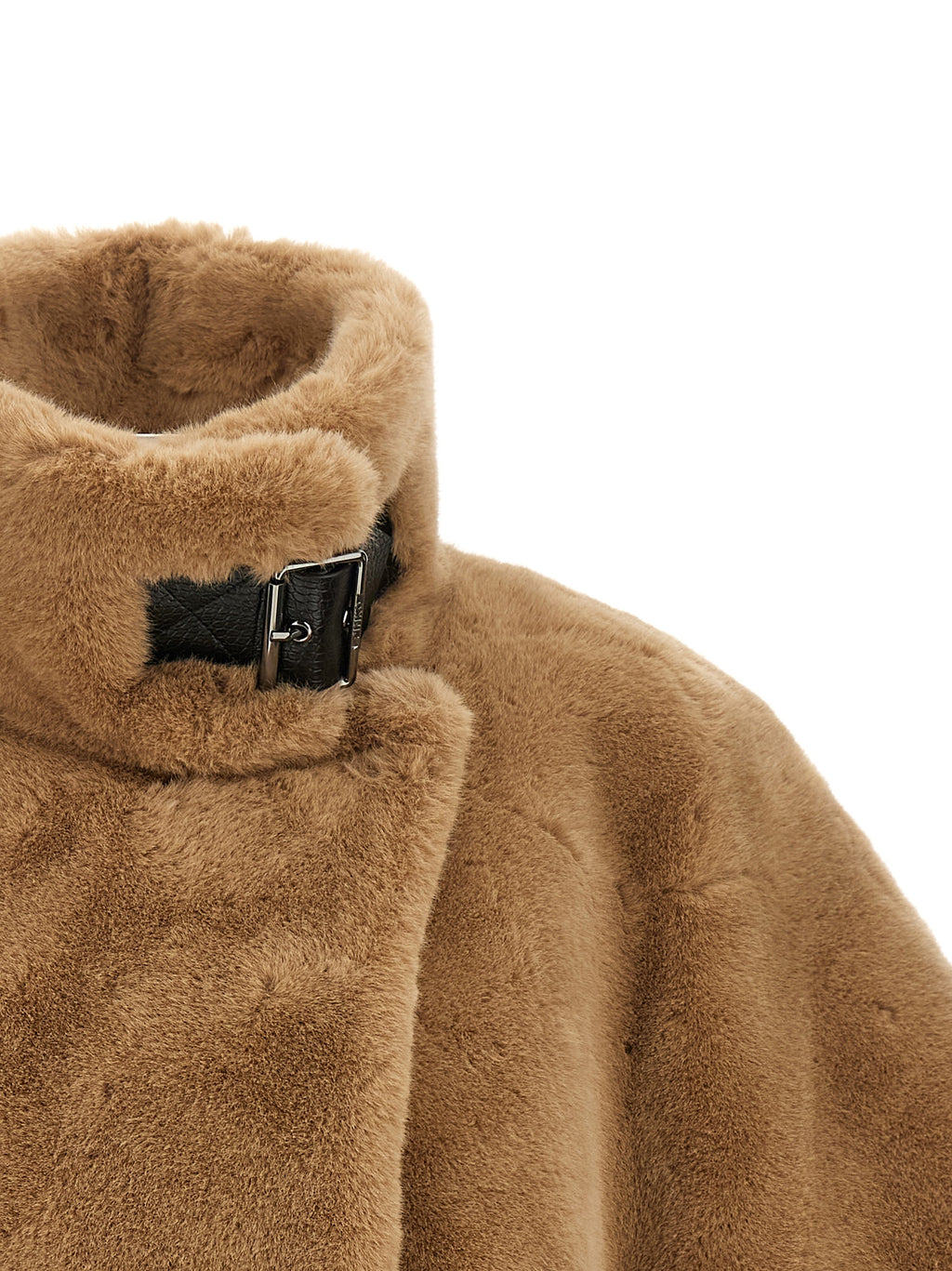 Beige Polyester Coat