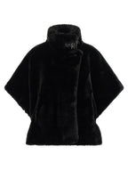 Black Polyester Coat