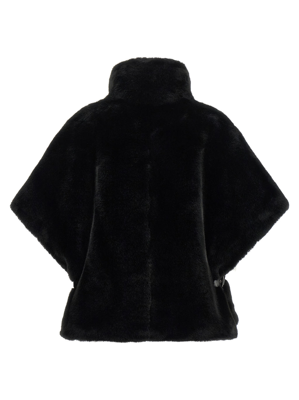 Black Polyester Coat