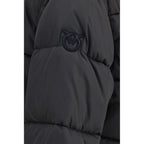 Brown Polyester Full-Length Jacket