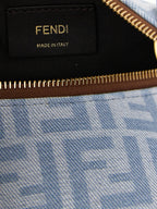Blue Cotton Handbag