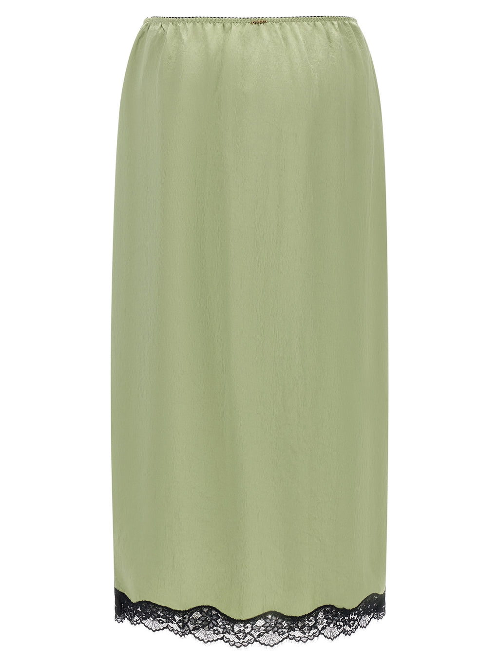 Bicolor Marabou Midi Skirt