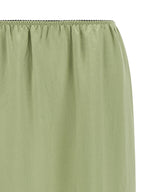 Bicolor Marabou Midi Skirt