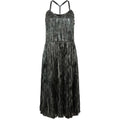 Black Polyester Women Dress