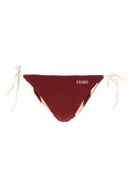 Bordeaux Polyester Bikini