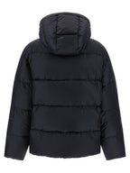 Blue Nylon Full-Length Jacket
