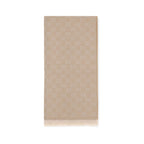 Beige Wool Oves Aries Foulard