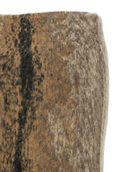 Brown Wool Midi Skirt
