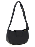 Black Calfskin Shoulder Bag