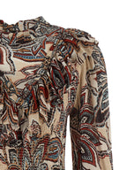 Multicolor Viscose Short Dress