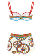 Multicolor Polyamide Bikini