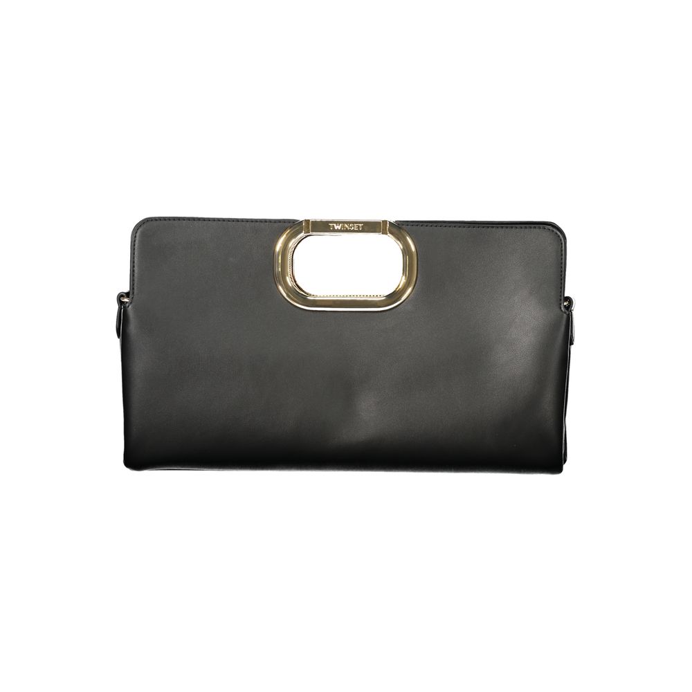 Black Polyurethane Women's Bag