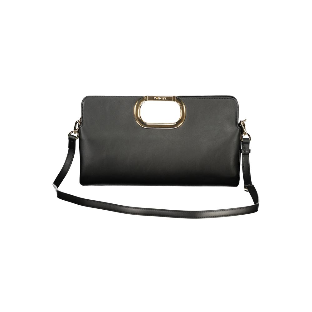 Black Polyurethane Women's Bag
