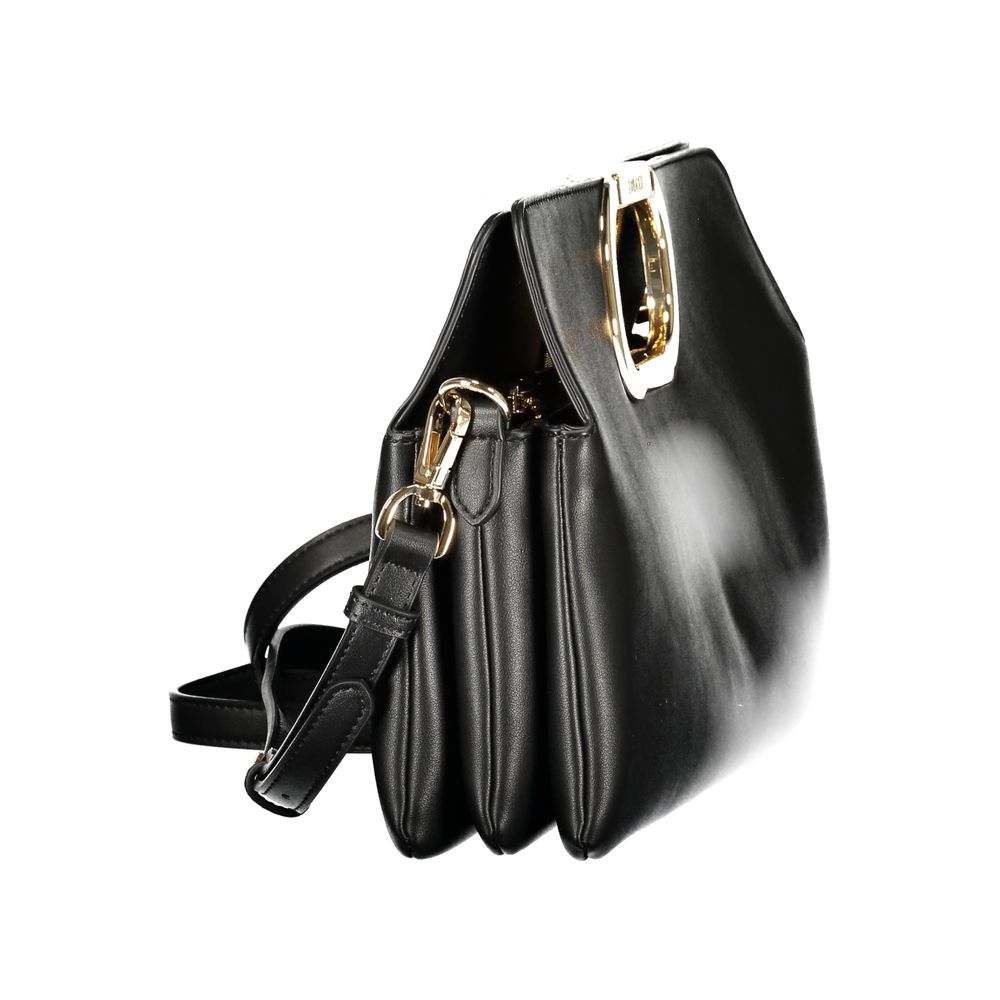 Black Polyurethane Women's Bag