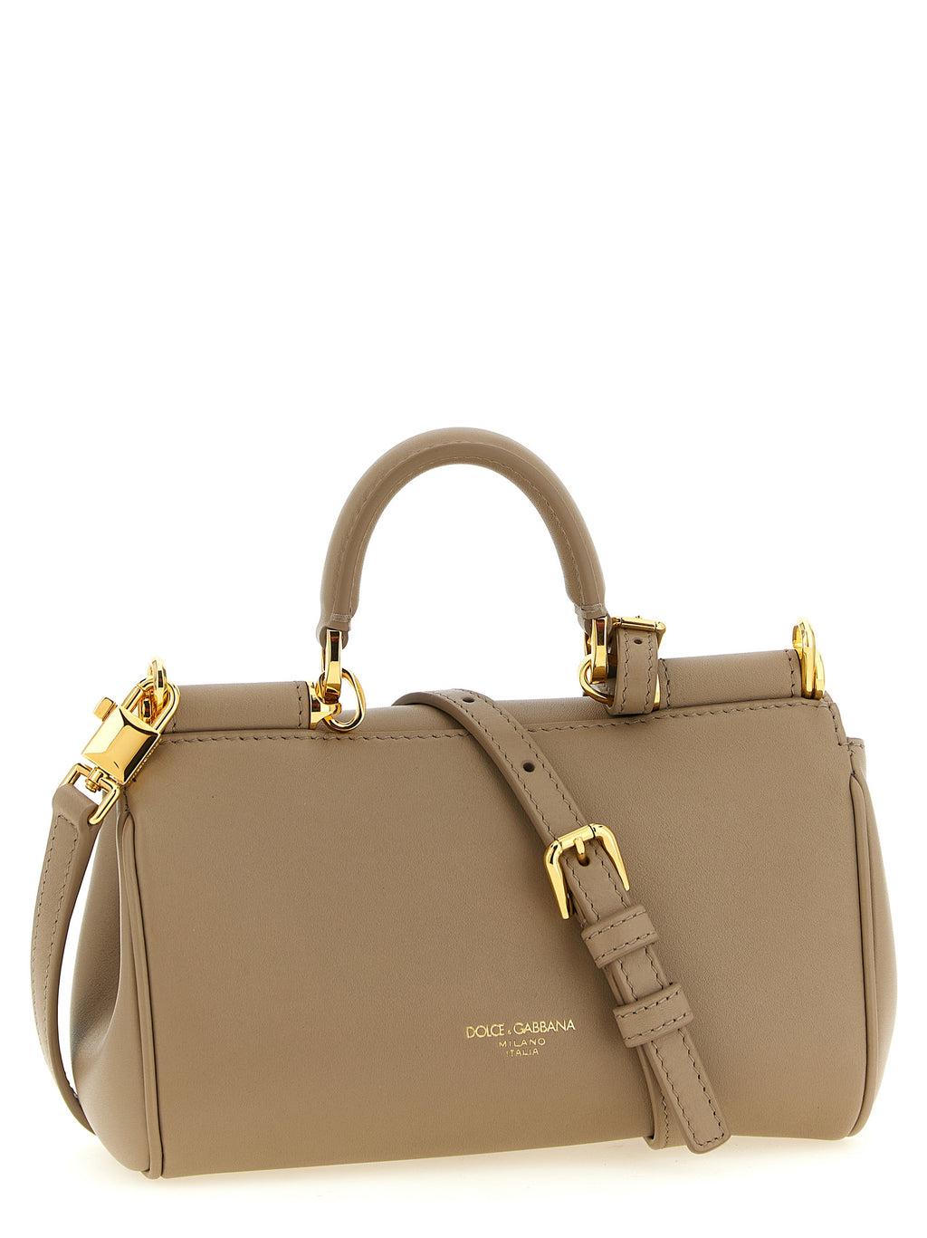 Beige Calfskin Handbag