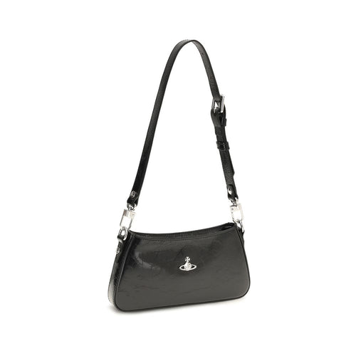 Black Calf Leather Bos Taurus Shoulder Bag