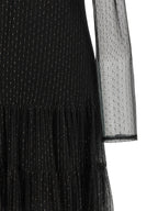 Black Polyamide Long Dress